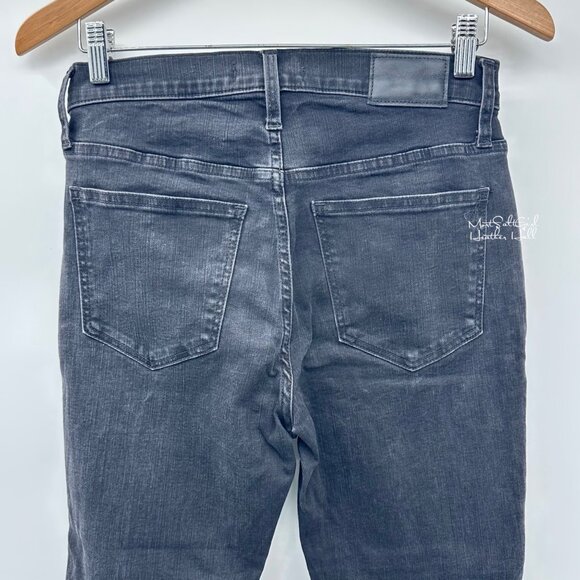 Madewell 10" High-Rise Skinny Black Jeans Size 27 - Picture 4 of 5